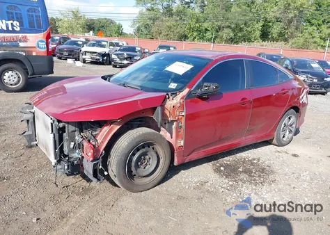 2020 Honda Civic Lx из США, поврежденный, VIN 2HGFC2F63LH564882